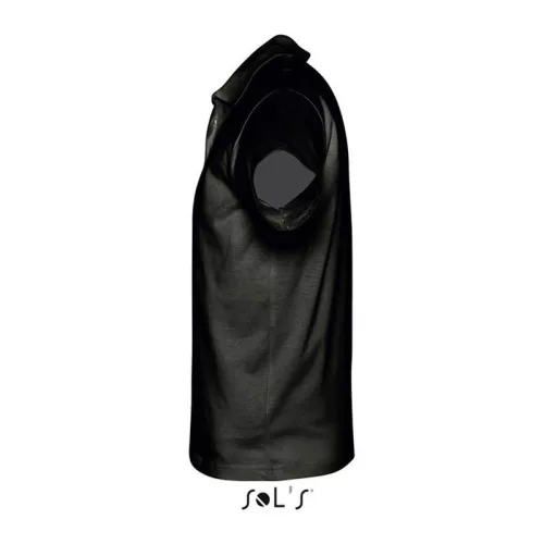 PRESCOTT MEN POLO SHIRT (S, Deep Black)