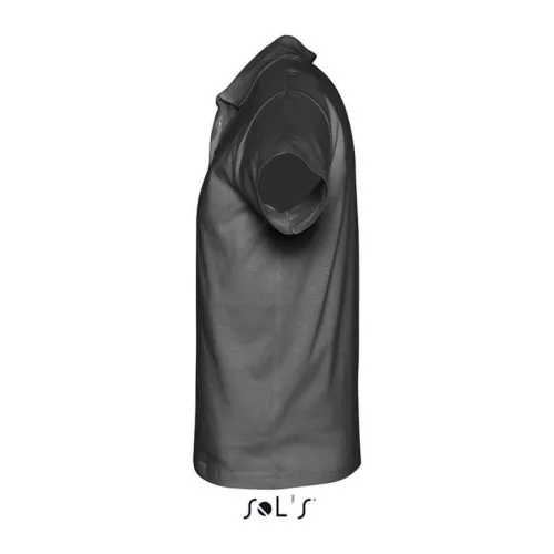 PRESCOTT MEN POLO SHIRT (L, Dark Grey)