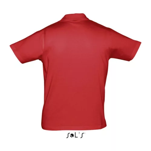 PRESCOTT MEN POLO SHIRT (2XL, Red)