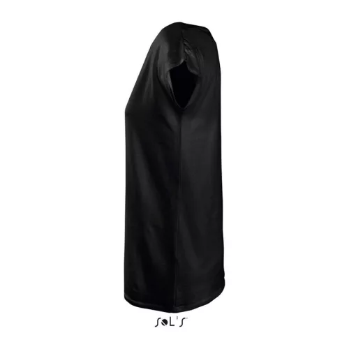 SOL'S MARYLIN - NŐI RÖVID UJJÚ HOSSZÚ KIMONÓ PÓLÓ (L, Deep Black)