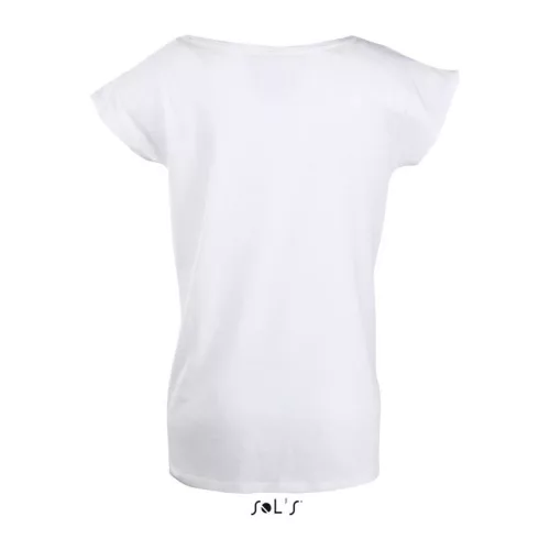 SOL'S MARYLIN - NŐI RÖVID UJJÚ HOSSZÚ KIMONÓ PÓLÓ (M, White)