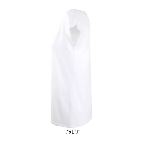 SOL'S MARYLIN - NŐI RÖVID UJJÚ HOSSZÚ KIMONÓ PÓLÓ (S, White)