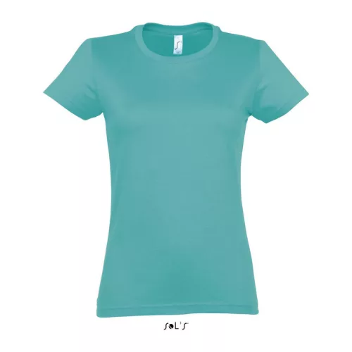 SOL'S IMPERIAL WOMEN - KÖRNYAKÚ POLÓ (S, Carribean Blue)