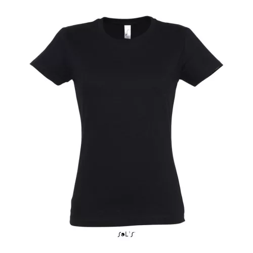 SOL'S IMPERIAL WOMEN - KÖRNYAKÚ POLÓ (S, Deep Black)