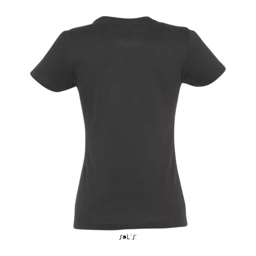 SOL'S IMPERIAL WOMEN - KÖRNYAKÚ POLÓ (L, Dark Grey)