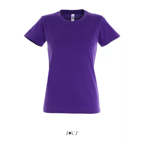 SOL'S IMPERIAL WOMEN - KÖRNYAKÚ POLÓ (2XL, Dark Purple)