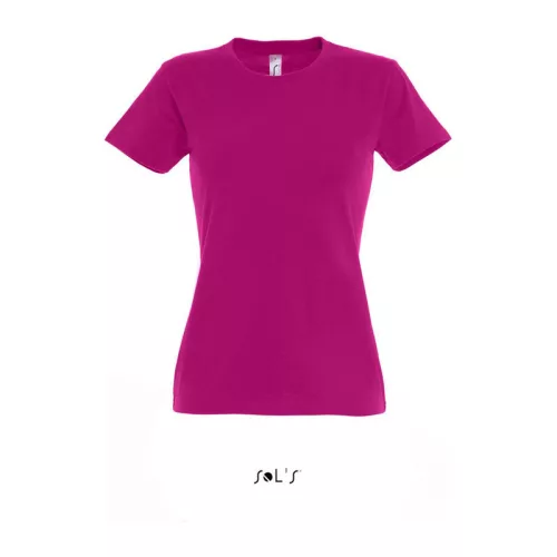 SOL'S IMPERIAL WOMEN - KÖRNYAKÚ POLÓ (2XL, Fuchsia)