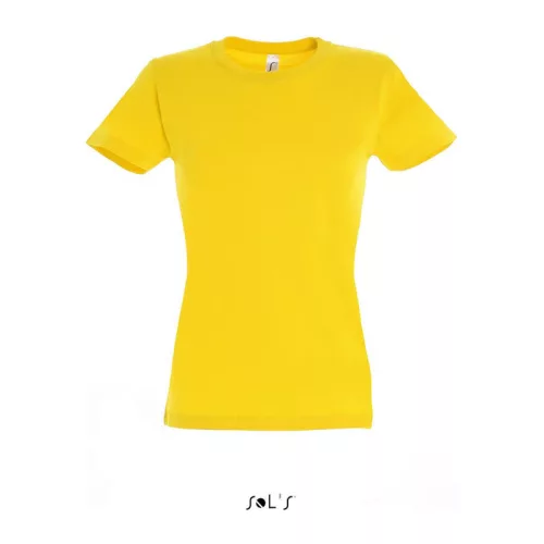 SOL'S IMPERIAL WOMEN - KÖRNYAKÚ POLÓ (L, Yellow Gold)