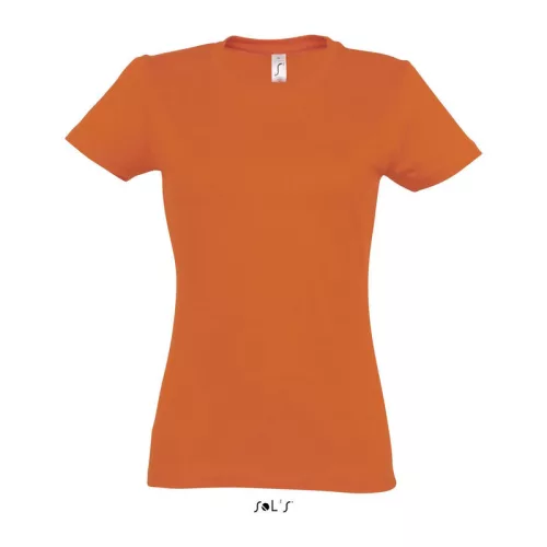 SOL'S IMPERIAL WOMEN - KÖRNYAKÚ POLÓ (2XL, Orange)