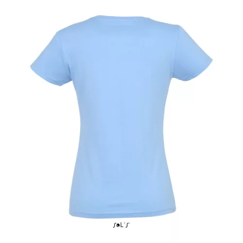 SOL'S IMPERIAL WOMEN - KÖRNYAKÚ POLÓ (XL, Sky Blue)