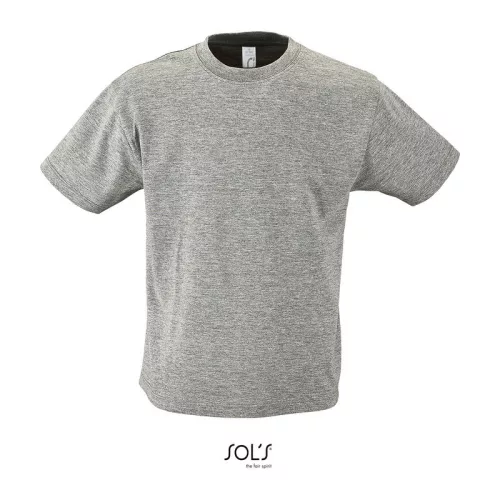 SOL'S REGENT KIDS - ROUND NECK T-SHIRT (4A, Grey Melange)
