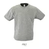 SOL'S REGENT KIDS - ROUND NECK T-SHIRT (6A, Grey Melange)