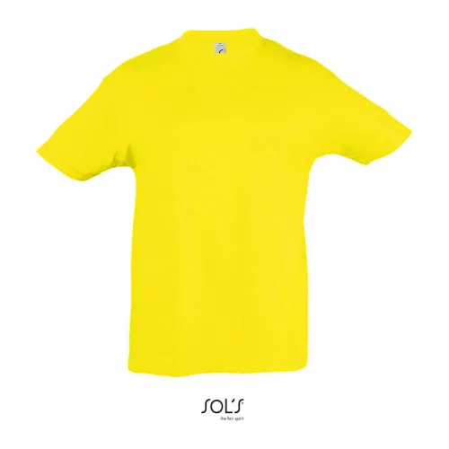 SOL'S REGENT KIDS - ROUND NECK T-SHIRT (6A, Lemon)