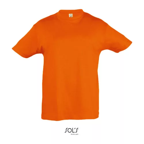 SOL'S REGENT KIDS - ROUND NECK T-SHIRT (6A, Orange)