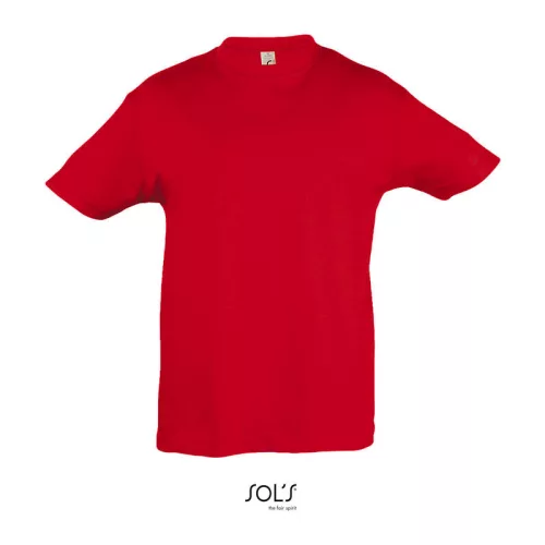 SOL'S REGENT KIDS - ROUND NECK T-SHIRT (10A, Red)