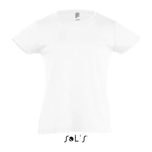 SOL'S CHERRY - GIRLS' T-SHIRT (4A, White)