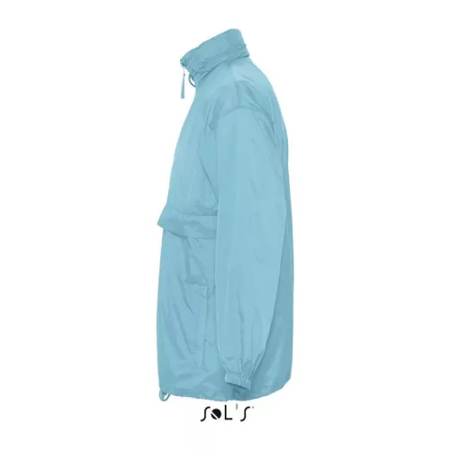 SOL'S SURF - UNISEX WATER REPELLENT WINDBREAKER (L, Atoll Blue)