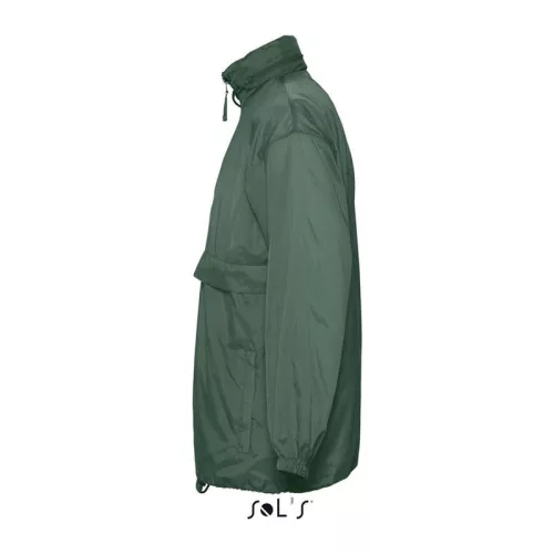 SOL'S SURF - UNISEX WATER REPELLENT WINDBREAKER (2XL, Forest Green)