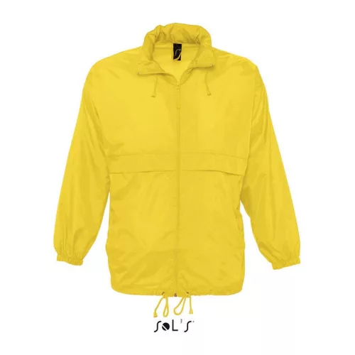 SOL'S SURF - UNISEX WATER REPELLENT WINDBREAKER (XL, Gold)