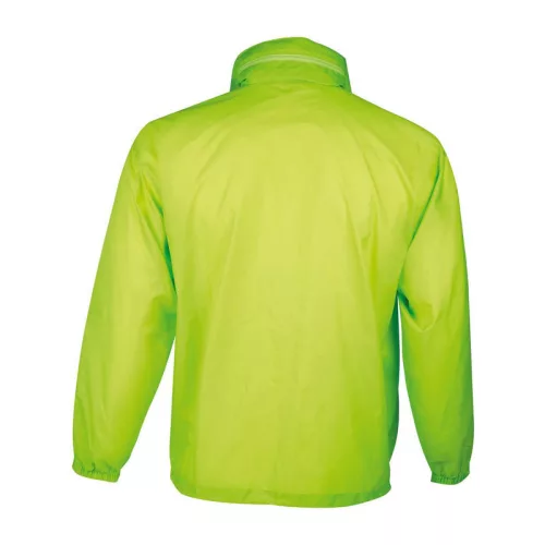 SOL'S SURF - UNISEX WATER REPELLENT WINDBREAKER (L, Neon Lime)