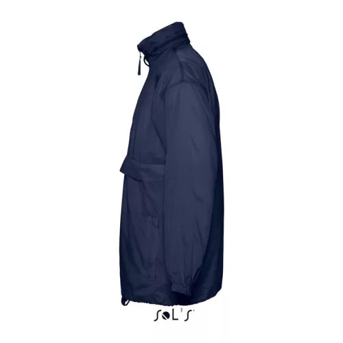 SOL'S SURF - UNISEX WATER REPELLENT WINDBREAKER (M, Navy)