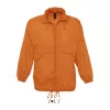 SOL'S SURF - UNISEX WATER REPELLENT WINDBREAKER (L, Orange)