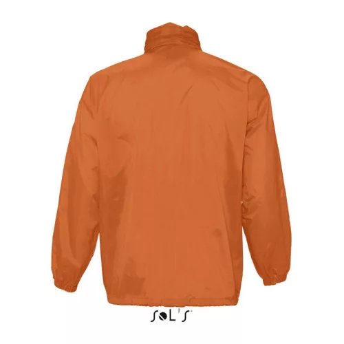 SOL'S SURF - UNISEX WATER REPELLENT WINDBREAKER (S, Orange)