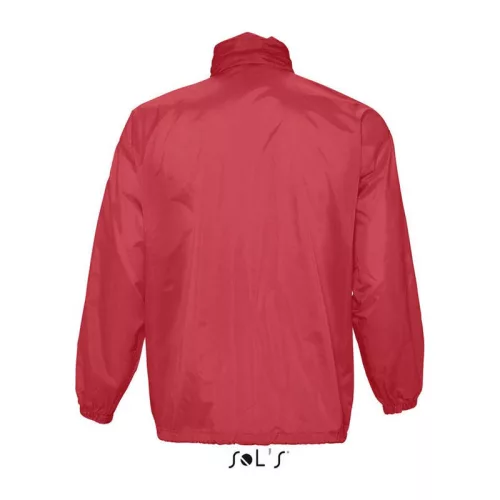 SOL'S SURF - UNISEX WATER REPELLENT WINDBREAKER (XL, Red)