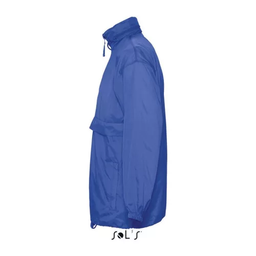 SOL'S SURF - UNISEX WATER REPELLENT WINDBREAKER (L, Royal Blue)