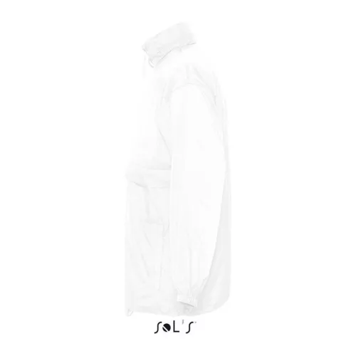 SOL'S SURF - UNISEX WATER REPELLENT WINDBREAKER (2XL, White)