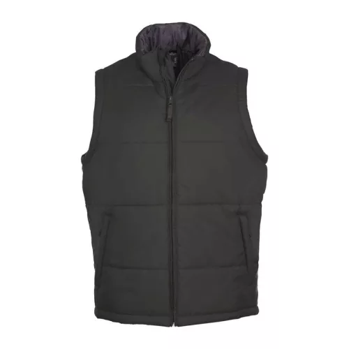 SOL'S WARM - QUILTED BODYWARMER (XL, Charcoal Grey)