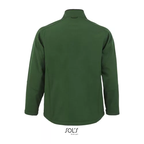 SOL'S RELAX - MEN'S SOFTSHELL ZIPPED JACKET (S, Bottle Green)