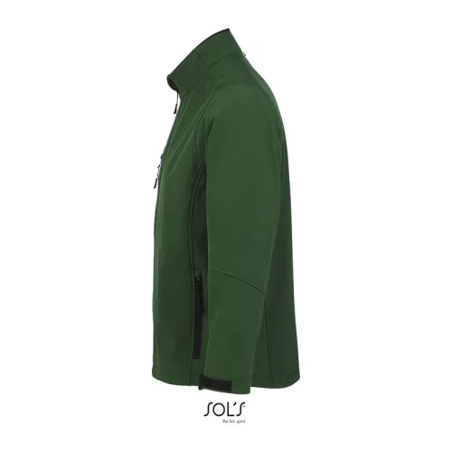 SOL'S RELAX - MEN'S SOFTSHELL ZIPPED JACKET (S, Bottle Green)