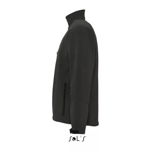 SOL'S RELAX - MEN'S SOFTSHELL ZIPPED JACKET (S, Black)