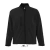 SOL'S RELAX - MEN'S SOFTSHELL ZIPPED JACKET (XL, Black)
