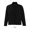 SOL'S RELAX - MEN'S SOFTSHELL ZIPPED JACKET (XL, Black)