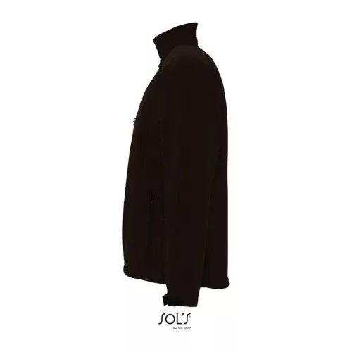 SOL'S RELAX - MEN'S SOFTSHELL ZIPPED JACKET (S, Dark Chocolate)