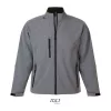 SOL'S RELAX - MEN'S SOFTSHELL ZIPPED JACKET (M, Grey Melange)