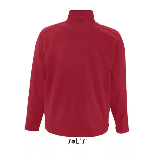SOL'S RELAX - MEN'S SOFTSHELL ZIPPED JACKET (4XL, Pepper Red)