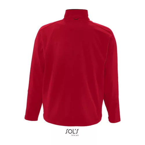 SOL'S RELAX - MEN'S SOFTSHELL ZIPPED JACKET (4XL, Pepper Red)