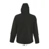 SOL'S REPLAY MEN - HOODED SOFTSHELL (L, Black)