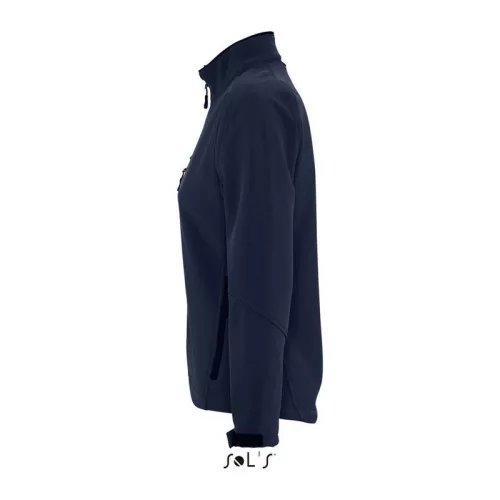 SOL'S ROXY - WOMEN'S SOFTSHELL ZIPPED JACKET (S, Abyss Blue)
