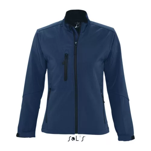 SOL'S ROXY - WOMEN'S SOFTSHELL ZIPPED JACKET (XL, Abyss Blue)