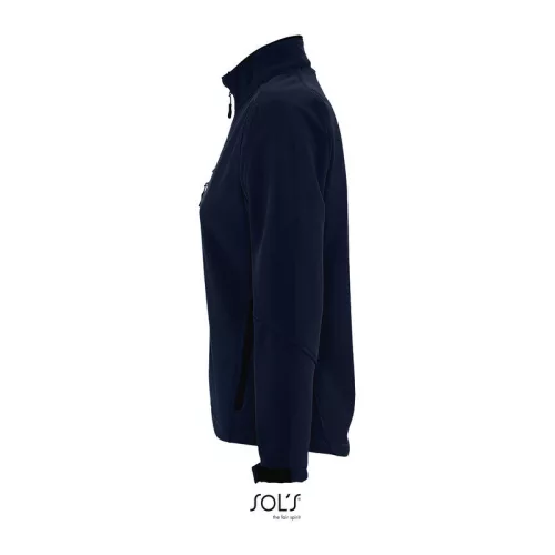 SOL'S ROXY - WOMEN'S SOFTSHELL ZIPPED JACKET (XL, Abyss Blue)