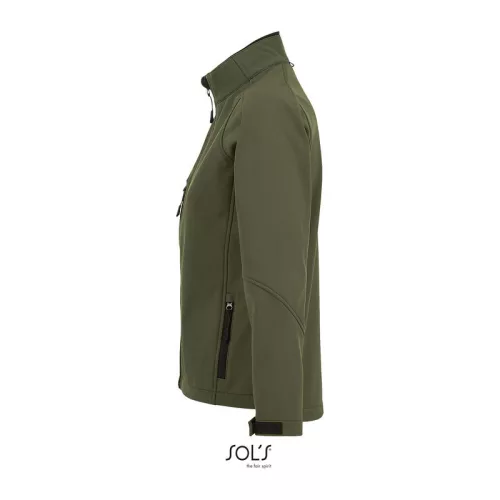 SOL'S ROXY - WOMEN'S SOFTSHELL ZIPPED JACKET (2XL, Army)
