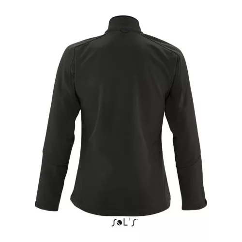 SOL'S ROXY - WOMEN'S SOFTSHELL ZIPPED JACKET (M, Black)