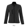 SOL'S ROXY - WOMEN'S SOFTSHELL ZIPPED JACKET (L, Charcoal Grey)