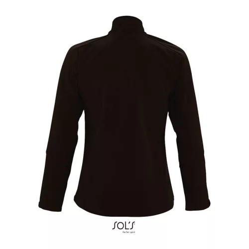 SOL'S ROXY - WOMEN'S SOFTSHELL ZIPPED JACKET (2XL, Dark Chocolate)