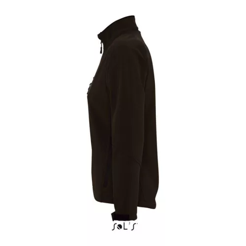 SOL'S ROXY - WOMEN'S SOFTSHELL ZIPPED JACKET (2XL, Dark Chocolate)