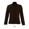 SOL'S ROXY - WOMEN'S SOFTSHELL ZIPPED JACKET (L, Dark Chocolate)